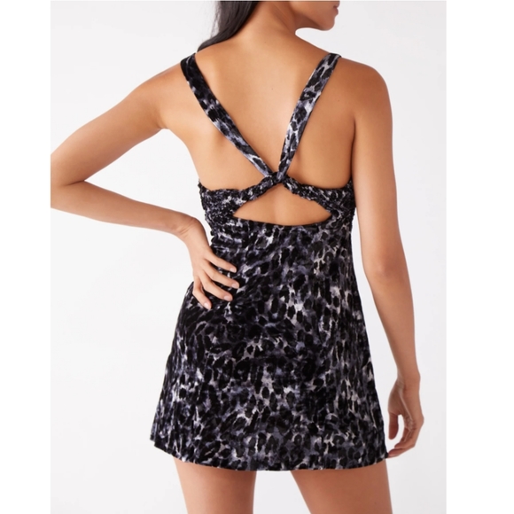 FREE PEOPLE Virgo Moon Velvet Mini Dress - Picture 3 of 10